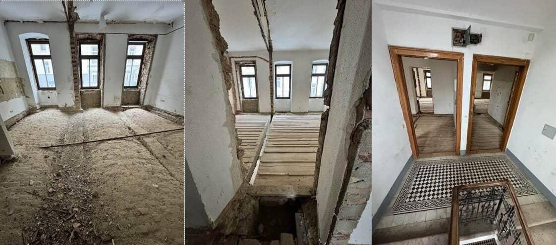 Vacant, building-permitted property in a very good location in Josefstadt with approx. 1300m² plus 400m² terraces