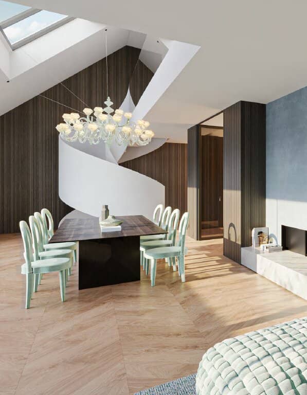 Exklusives Penthouse 571m², 7 Zimmer, Terrasse, 4 Garagen, Erstbezug im 1080 Wien!