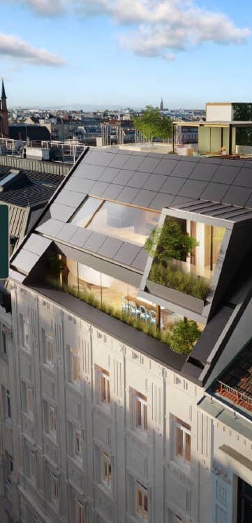 Exklusives Penthouse 571m², 7 Zimmer, Terrasse, 4 Garagen, Erstbezug im 1080 Wien!