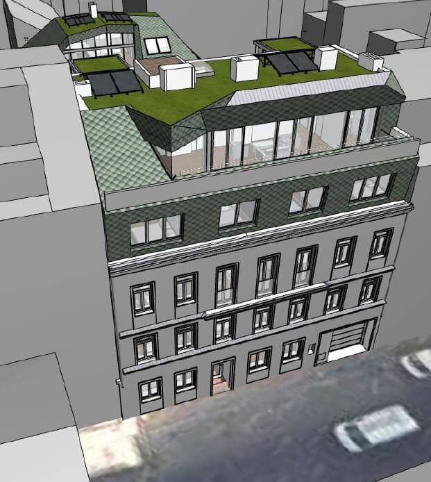 Construction approved vacant property in very good location with much potential