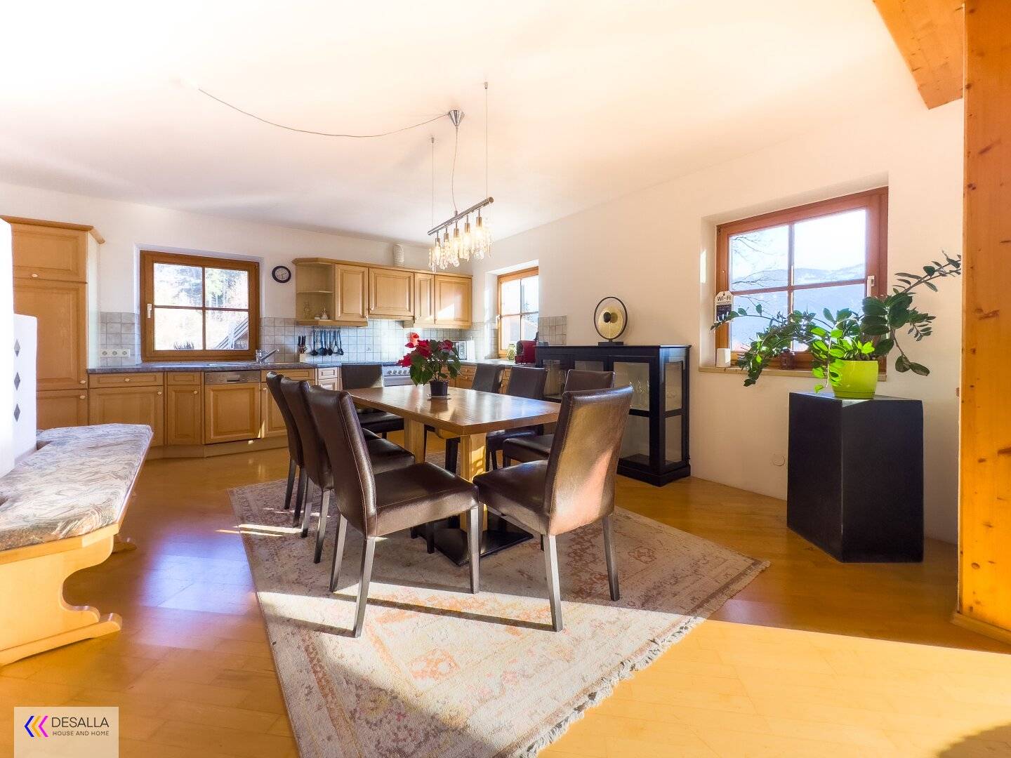 Panoramablick auf das Kitzsteinhorn - Apartmenthaus