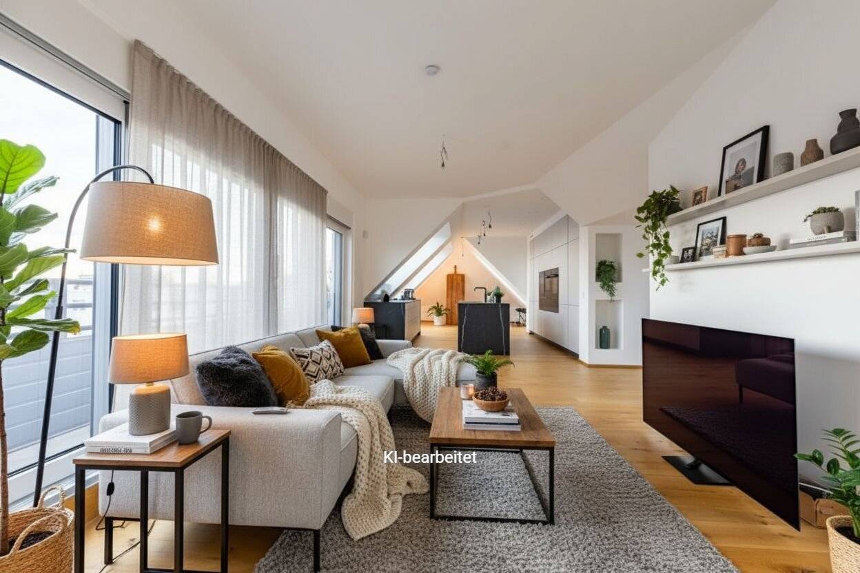 Erstbezug! Exklusive Maisonette in Top-Lage mit 2 Terrassen und Panoramablick - Erstbezug Nähe ORF!