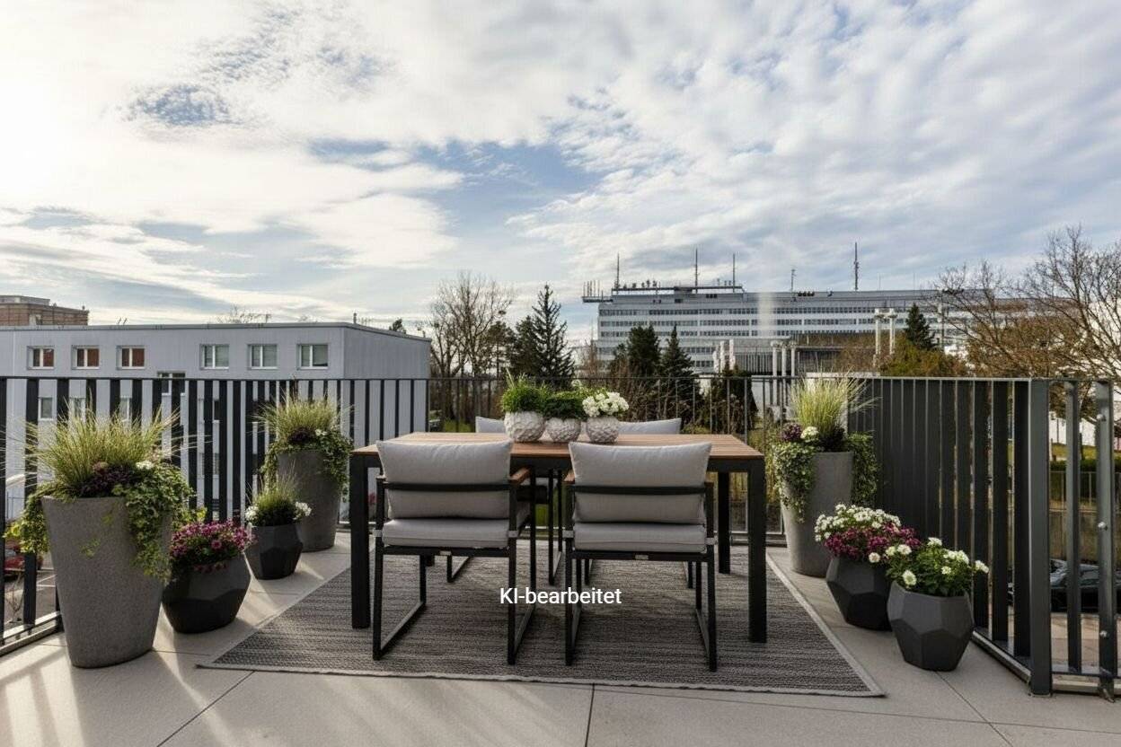 Erstbezug! Exklusive Maisonette in Top-Lage mit 2 Terrassen und Panoramablick - Erstbezug Nähe ORF!