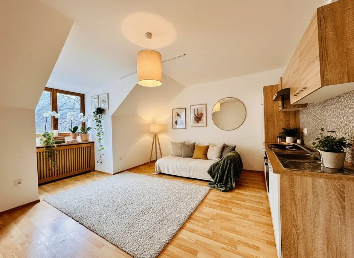 Attraktive, bereits vermietete 3-Zimmer Wohnung mit Garten - ideales Anlageobjekt