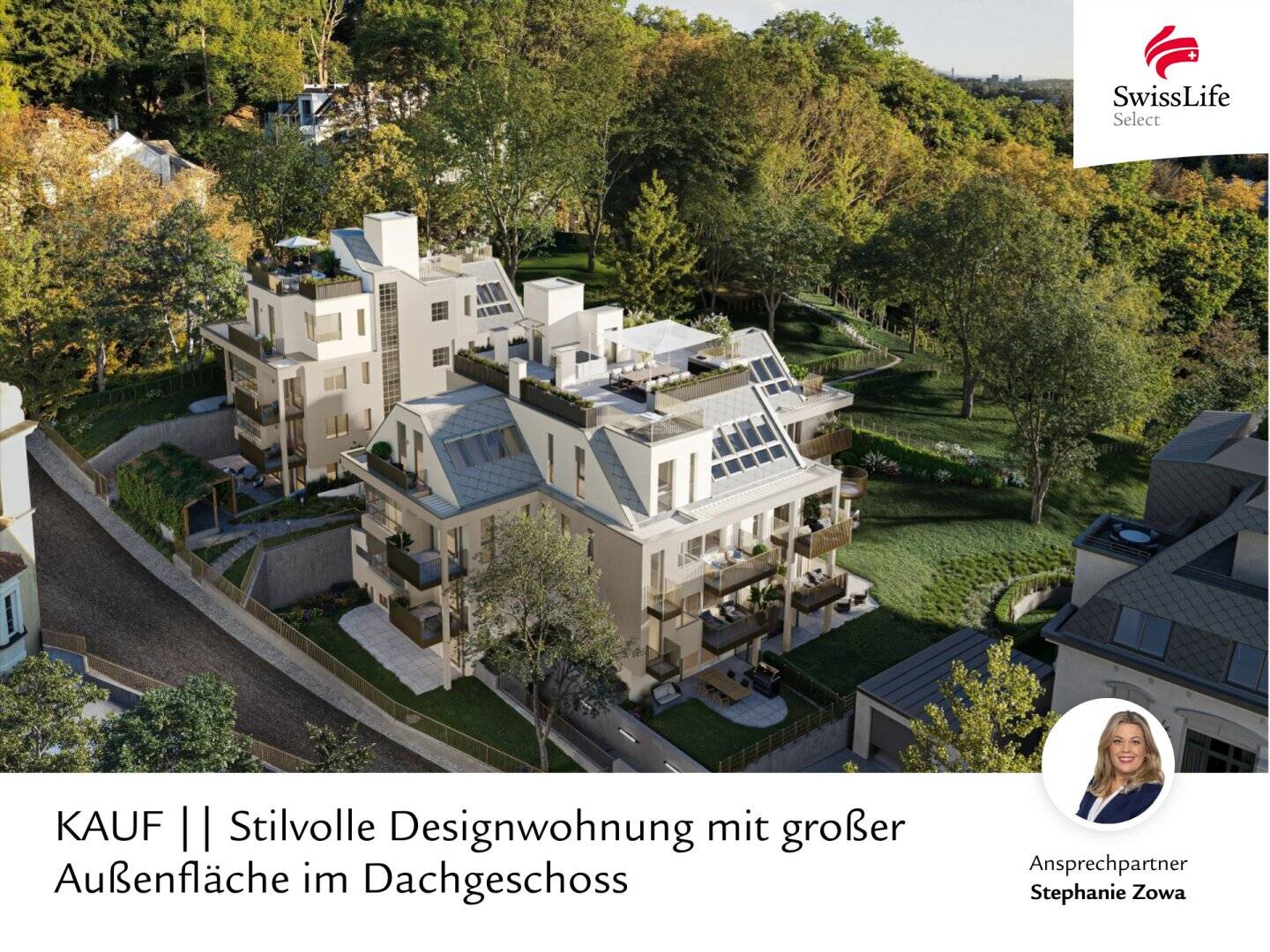 Stilvolle Designwohnung mit großer Außenfläche im Dachgeschoss