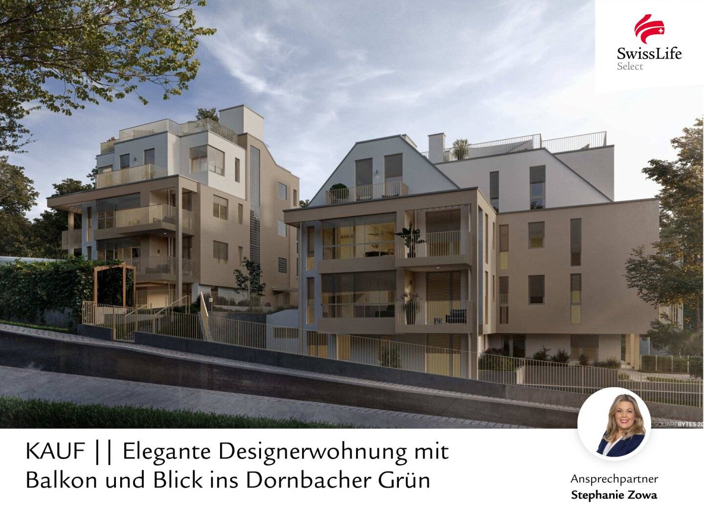Elegante Designerwohnung mit Balkon und Blick ins Dornbacher Grün