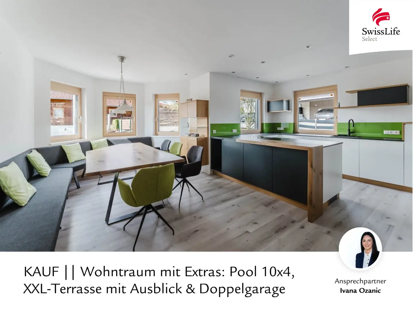 Wohntraum mit Extras: Pool 10x4, XXL-Terrasse mit Ausblick & Doppelgarage