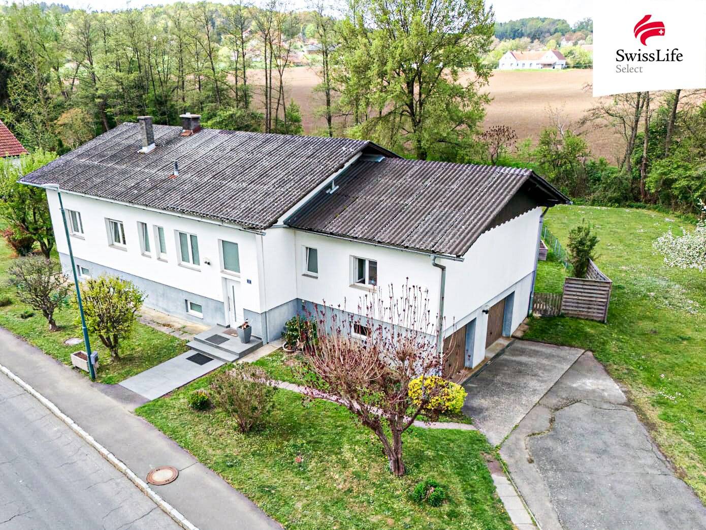 Ruhig gelegener Bungalow nahe Jennersdorf | schönes Grundstück | getrennte Einliegerwohnung möglich
