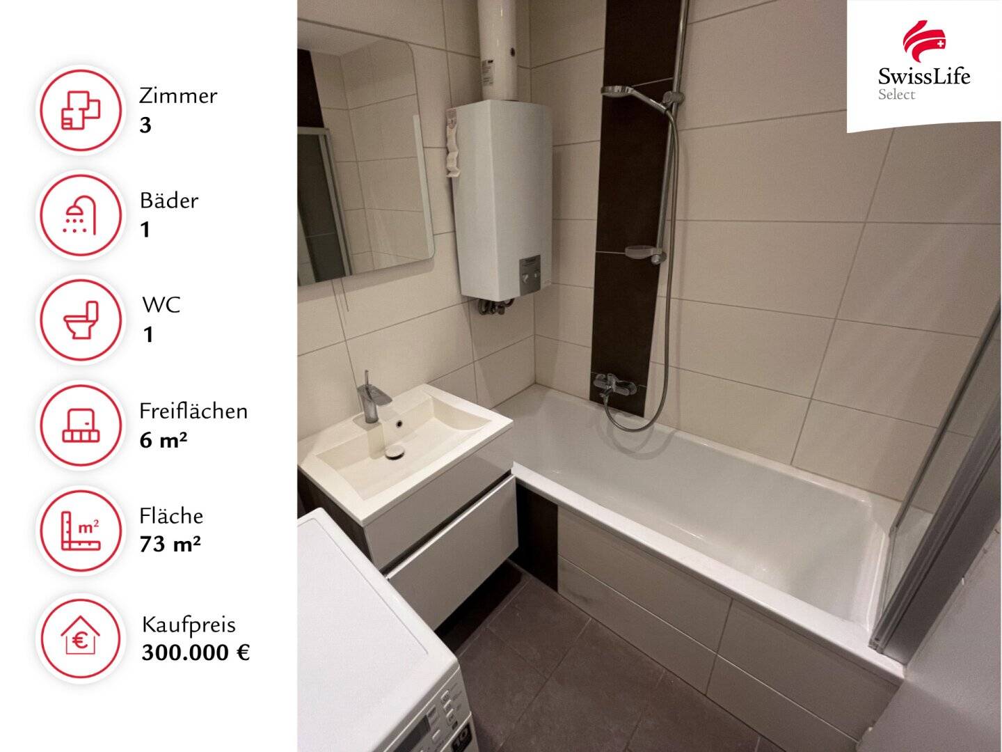 Stadtwohnung mit verglaster Loggia – charmante 3-Zimmer-Eigentumswohnung im 4. OG in Linz