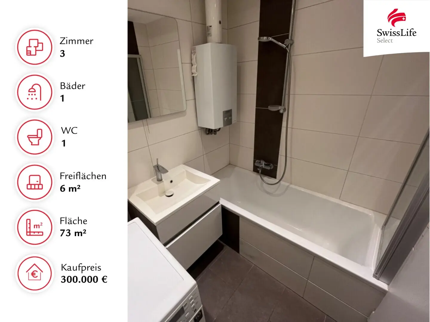 Stadtwohnung mit verglaster Loggia – charmante 3-Zimmer-Eigentumswohnung im 4. OG in Linz