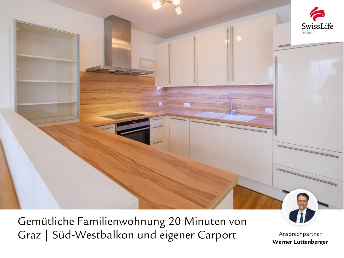 Gemütliche Familienwohnung 20 Minuten von Graz | Süd-Westbalkon und eigener Carport