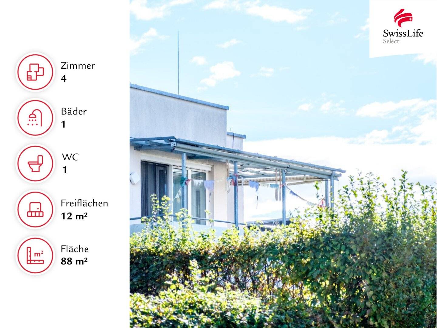 Freundliche und helle Familienwohnung nahe Graz | gut aufgeteilt mit Süd-Westbalkon und eigenem Carport