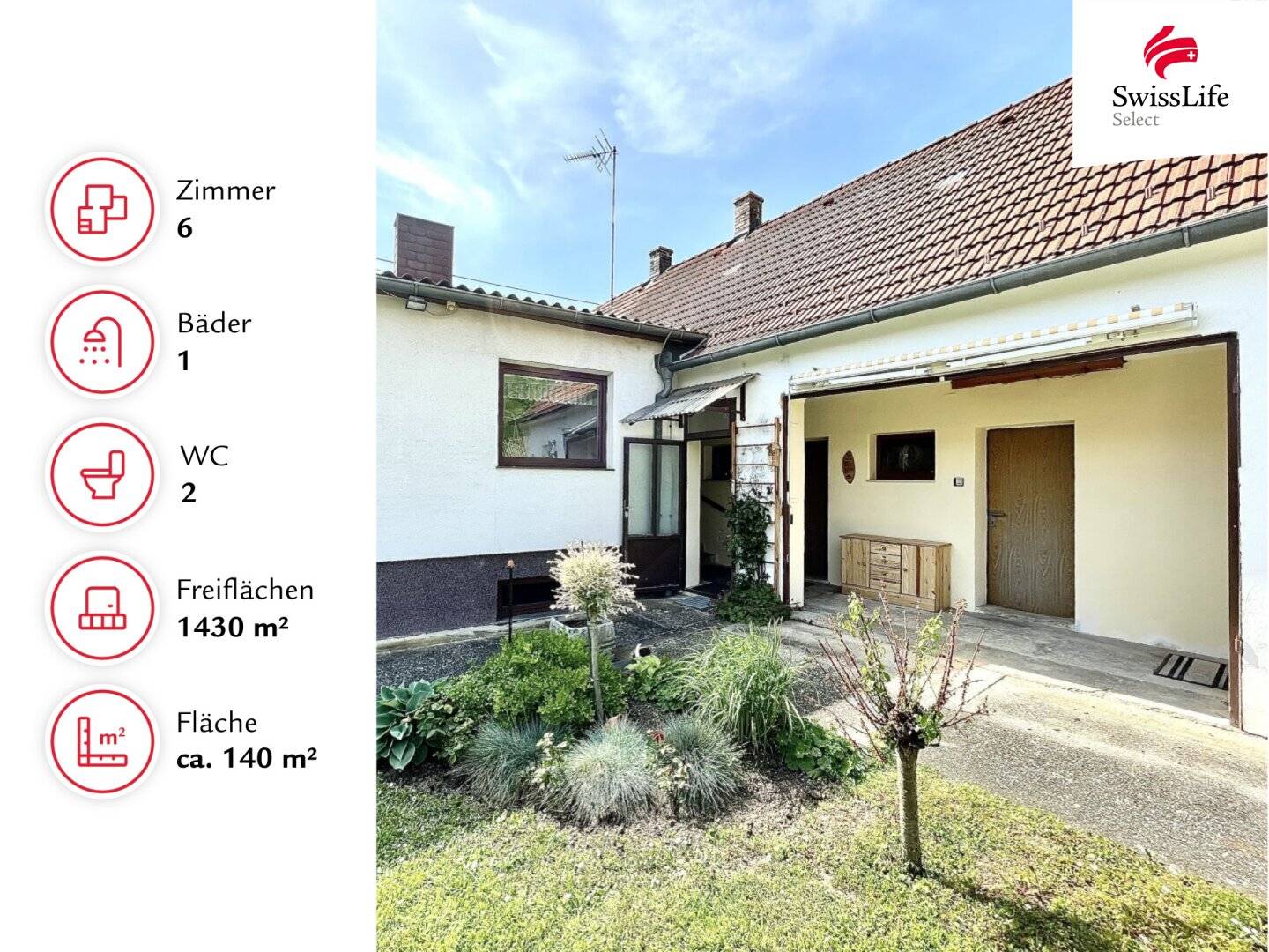 Gepflegtes Einfamilienhaus 4 Zimmer | Nebengebäude 2 Zimmer | Großer Garten | Schuppen und Werkstatt