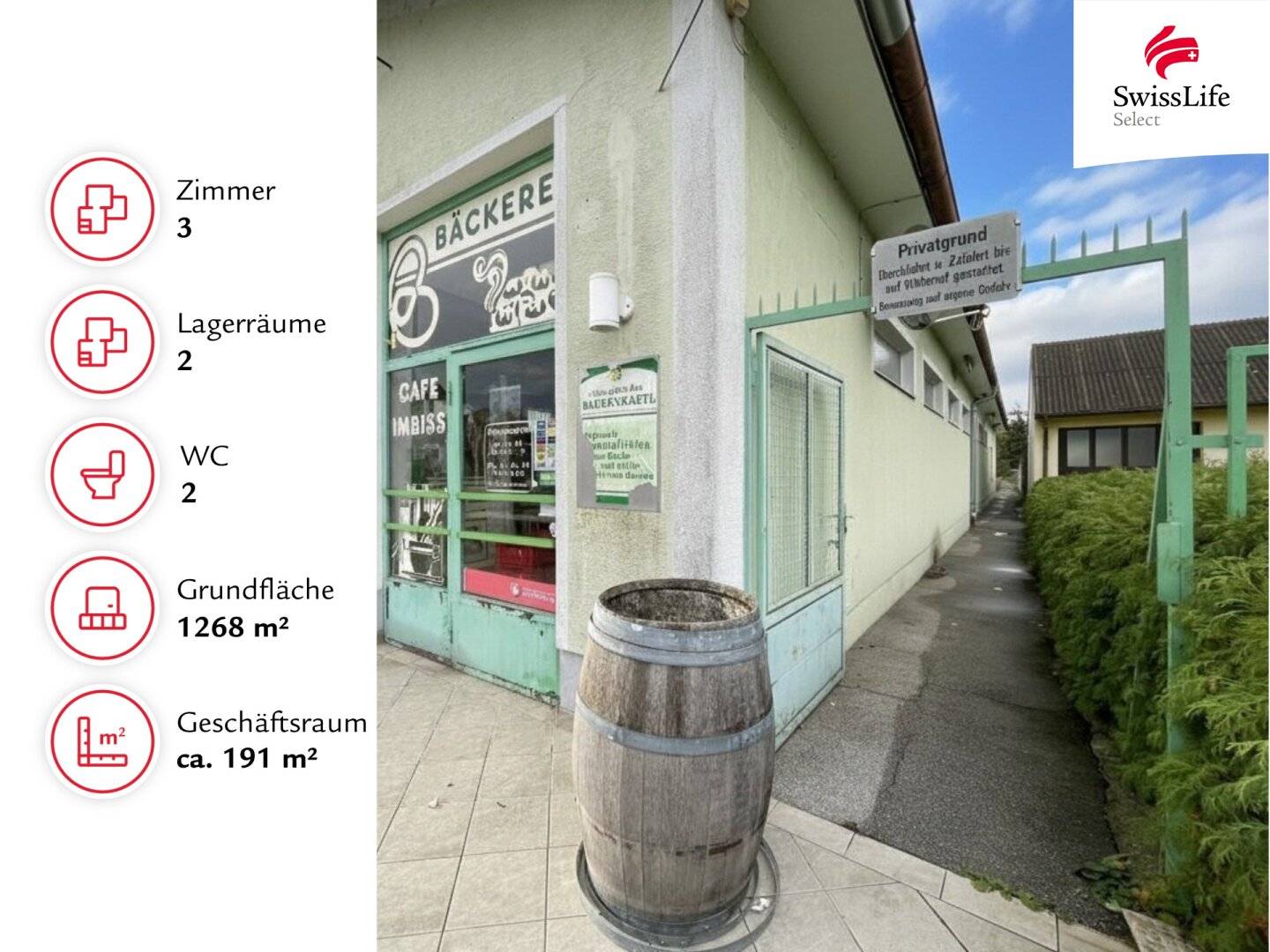 Gewerbeimmobilie mit Potenzial im Ortskern von Müllendorf