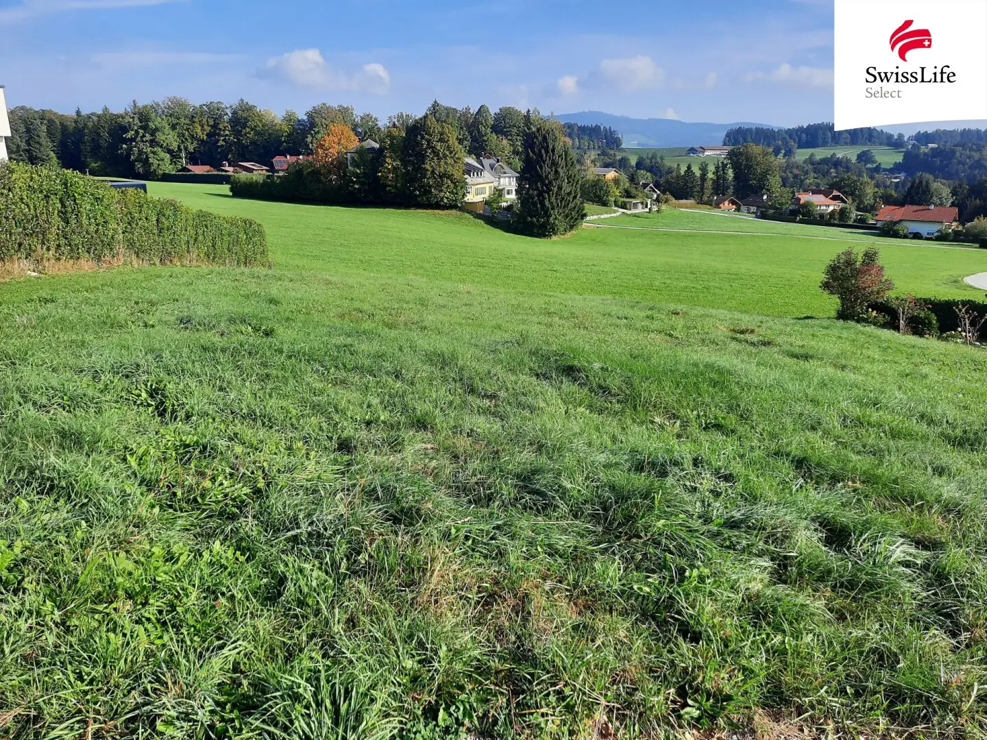 Seltene Gelegenheit in Hof bei Salzburg – Exklusives Baugrundstück mit Bergpanorama und möglichem Fuschlseeblick.