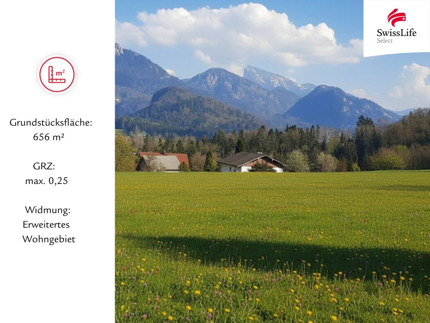 Preisreduktion um € 54.000 – jetzt zugreifen! Baugrundstück in Fuschlsee-Nähe für Ihr Traumhaus oder Doppelhaus