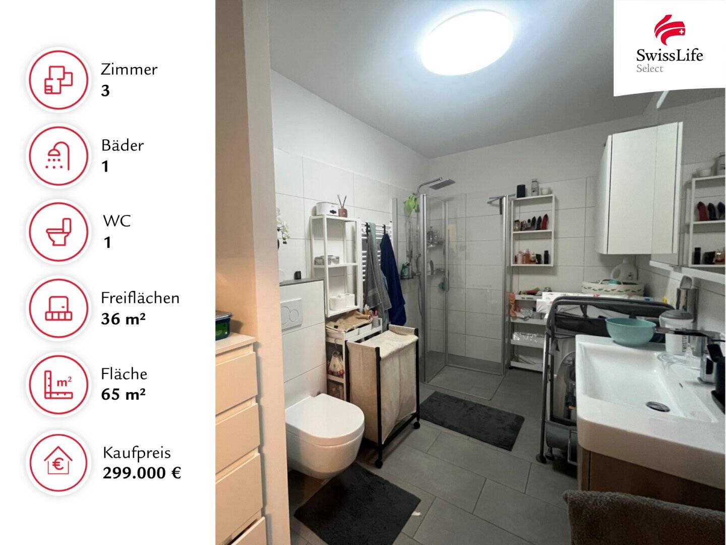 Modern & gemütlich -- 3-Zimmer-Wohnung mit Garten, Garage & Carport (BJ 2022)