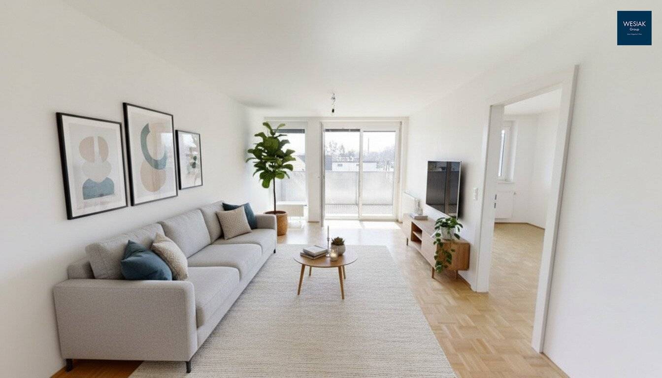 Helle 2-Zimmer-Wohnung mit Balkon in Puntigam – Ideal für Eigenbedarf oder Kapitalanlage