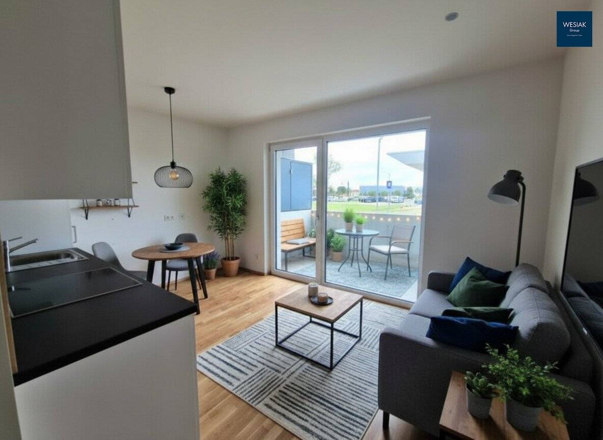 „Sichere Kapitalanlage in Premstätten – Charmante 2-Zimmer-Wohnung mit Balkon, Tiefgarage und Vermietung bis 2031"