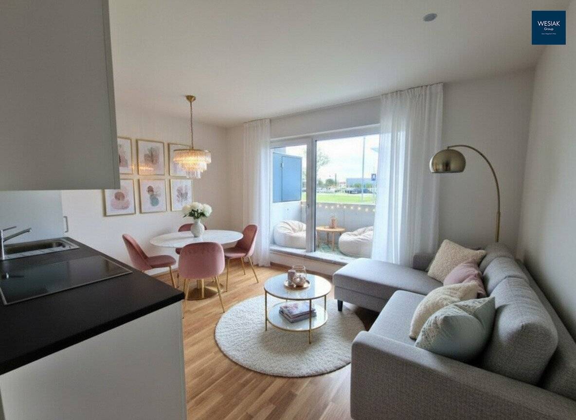 „Sichere Kapitalanlage in Premstätten – Charmante 2-Zimmer-Wohnung mit Balkon, Tiefgarage und Vermietung bis 2031"