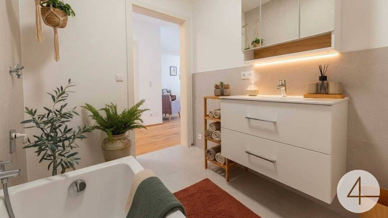Wohnung mit Balkon und Aufzug