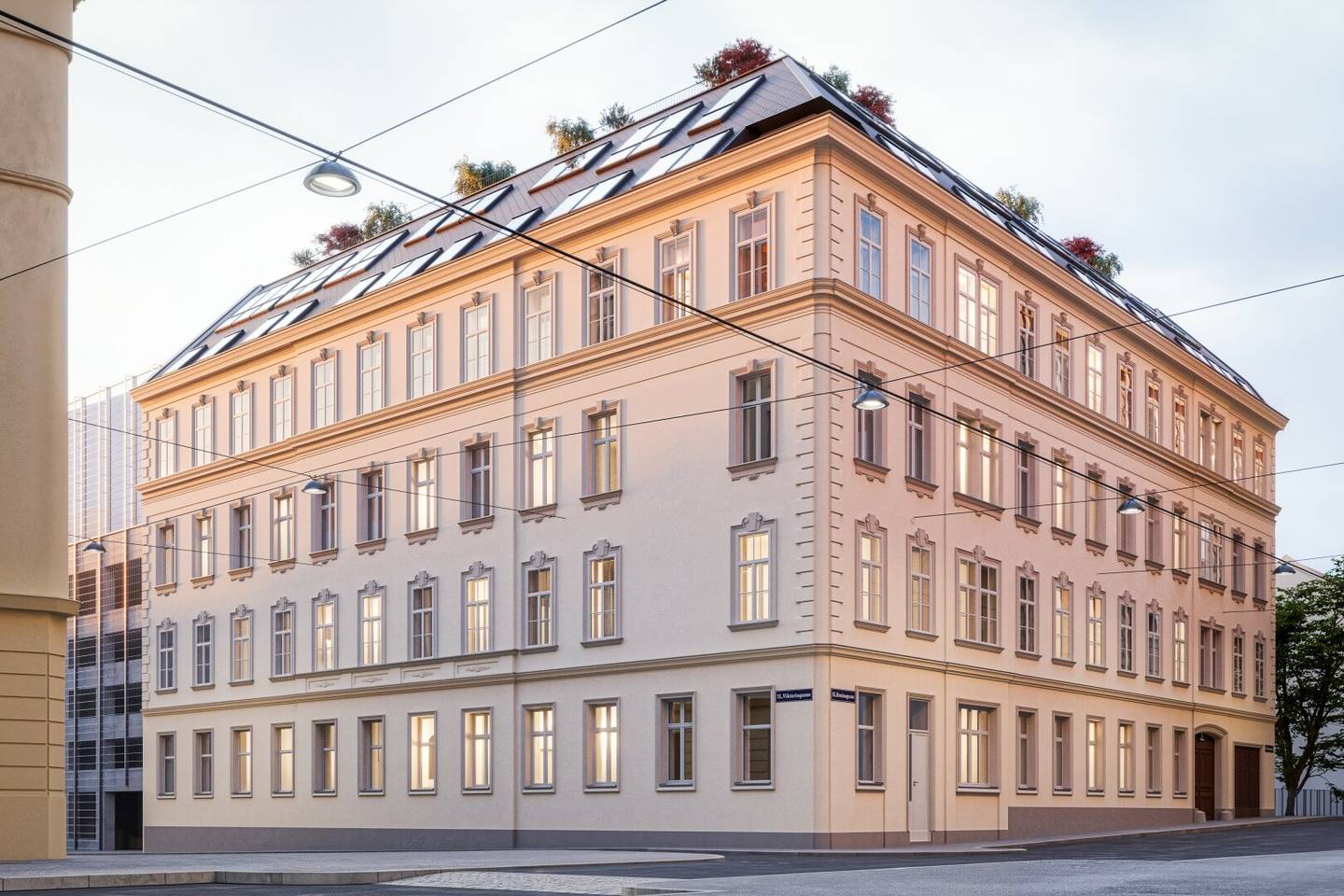 Exklusive 5 Zi. Altbauwohnung mit großer Aussenfläche im Erstbezug - Rose Nine