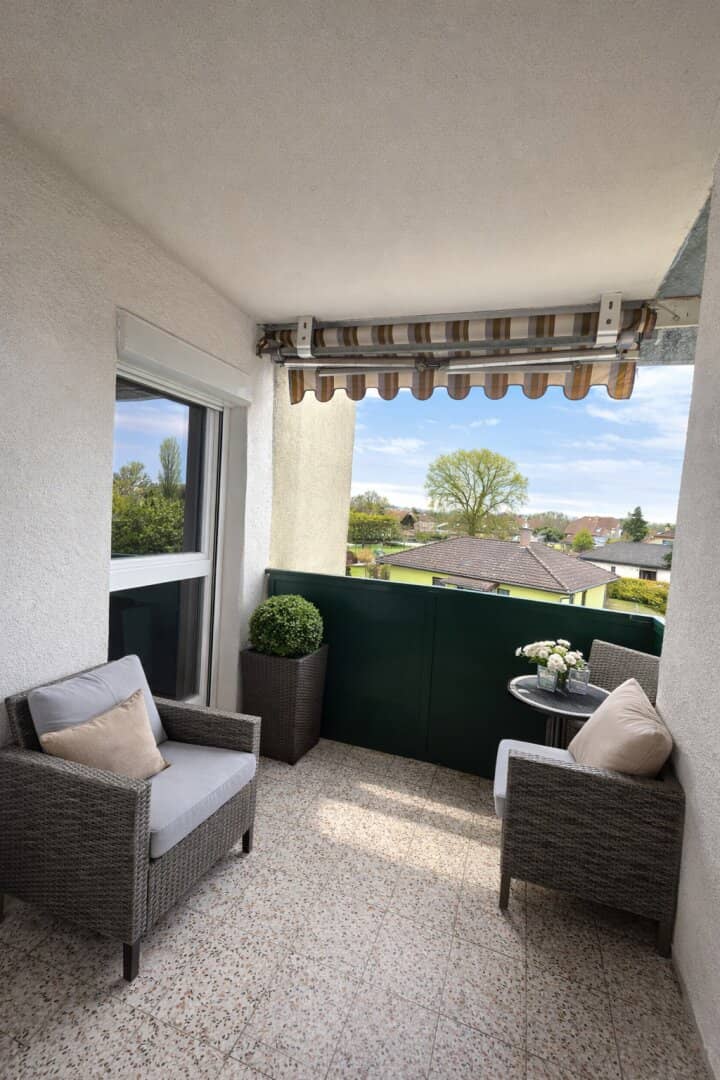 Familienwohnung im Grünen – Nähe Lobau | Balkon | Parkplatz