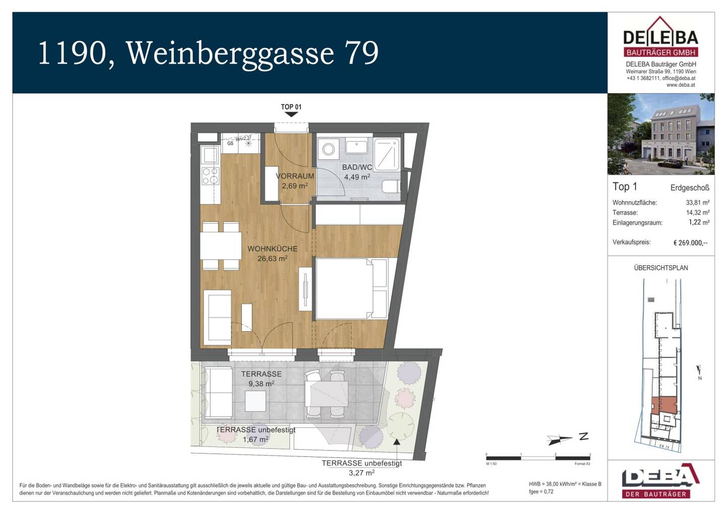 Cuvée 79 –  2-Zimmer-Wohnungen in Döbling – Sicher und wertbeständig