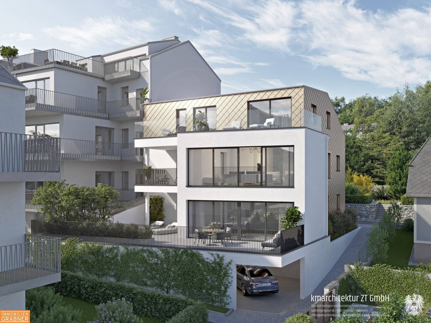 Stilvolle 4-Zimmer-Architektenwohnung mit großzügigem Wohngefühl in Gmunden