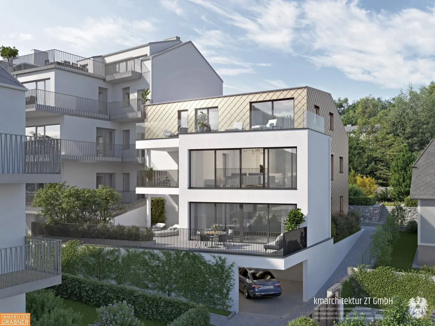 Stilvolle 4-Zimmer-Architektenwohnung mit großzügigem Wohngefühl in Gmunden