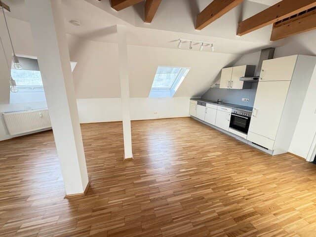 Modern apartment with gallery and open living area