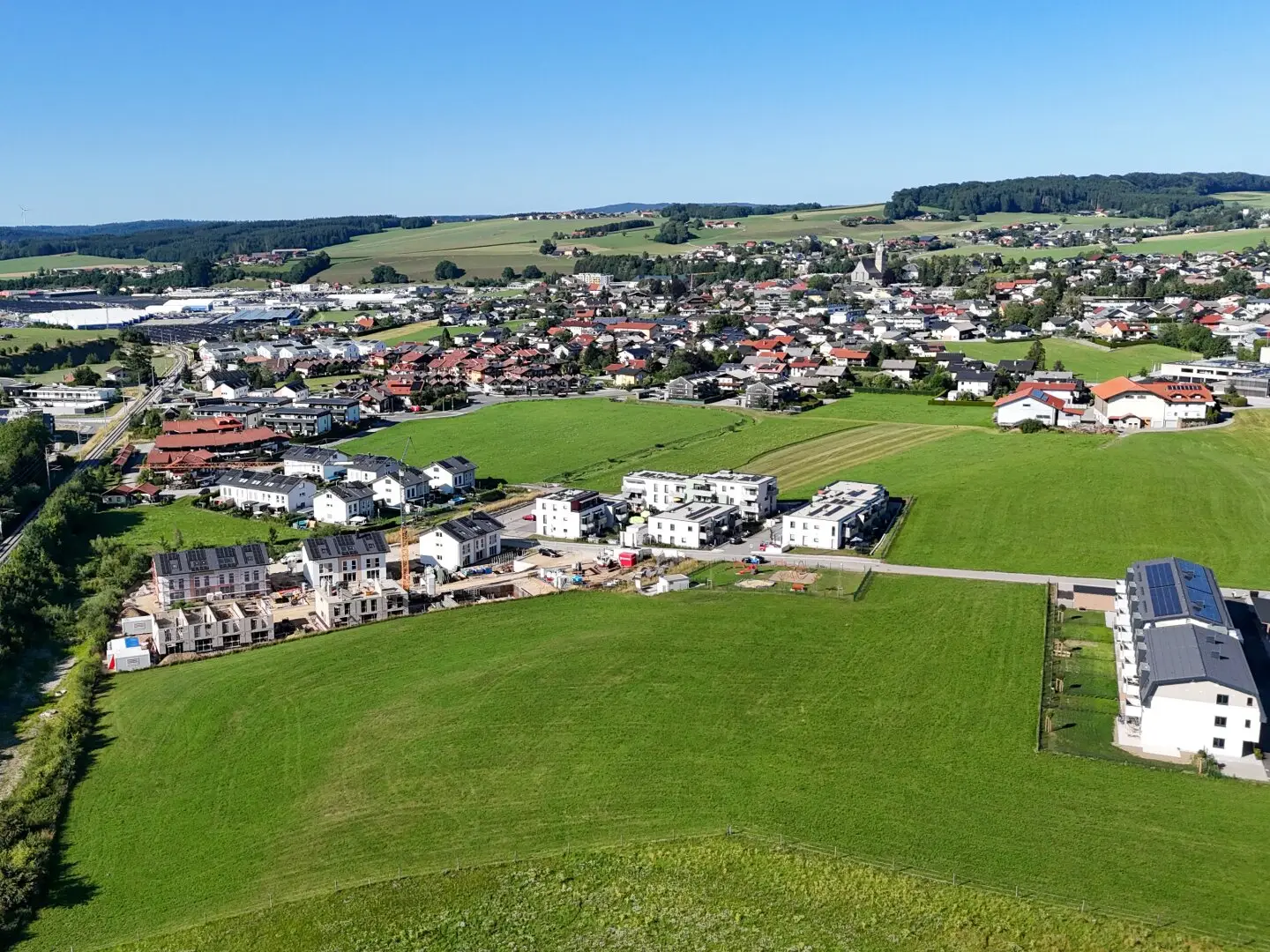 Neubauprojekt an der freien Wiese