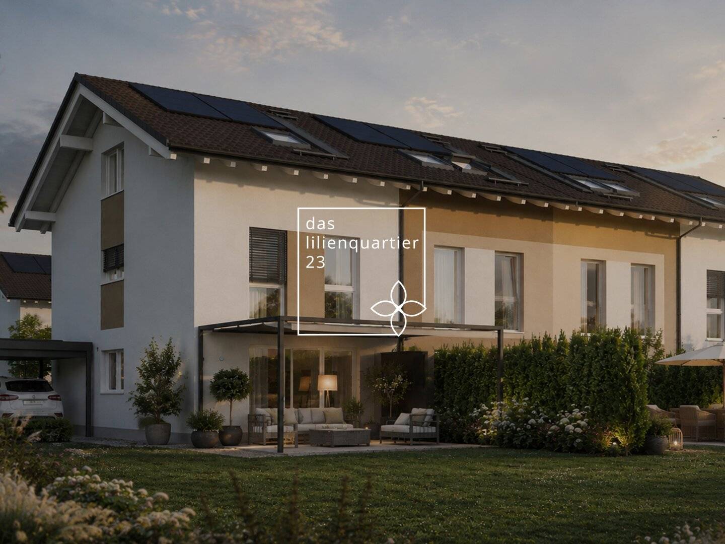 DAS LILIENQUARTIER 23 | Hochwertige Neubau-Reihenhäuser im Salzburger Flachgau | Provisionsfrei & Wohnbauförderung