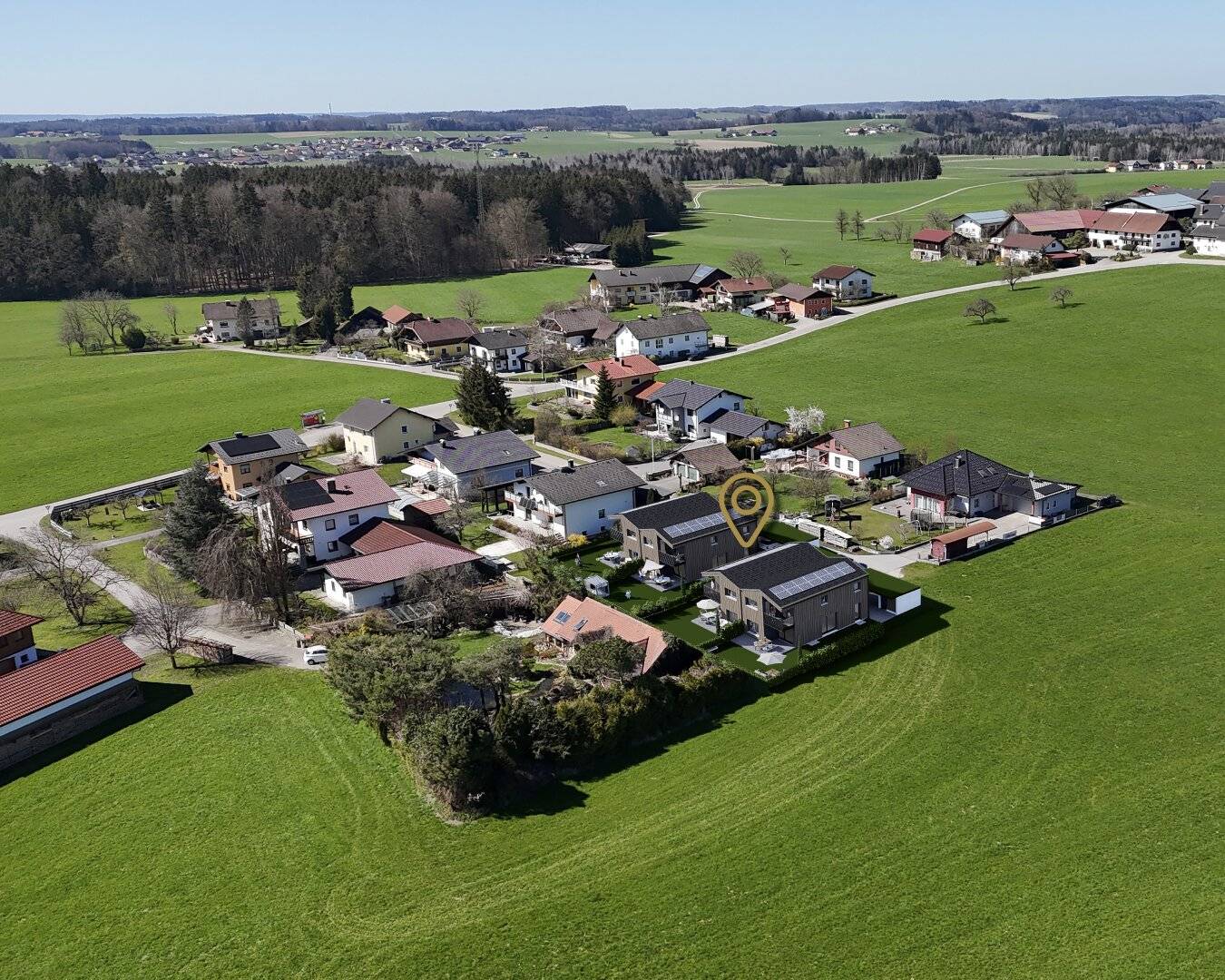 DAS VIERHOLZ SCHWERTING | Neubau-Doppelhaushälften in hochwertiger Holzbauweise | Hohe Wohnbauförderung & Provisionsfrei