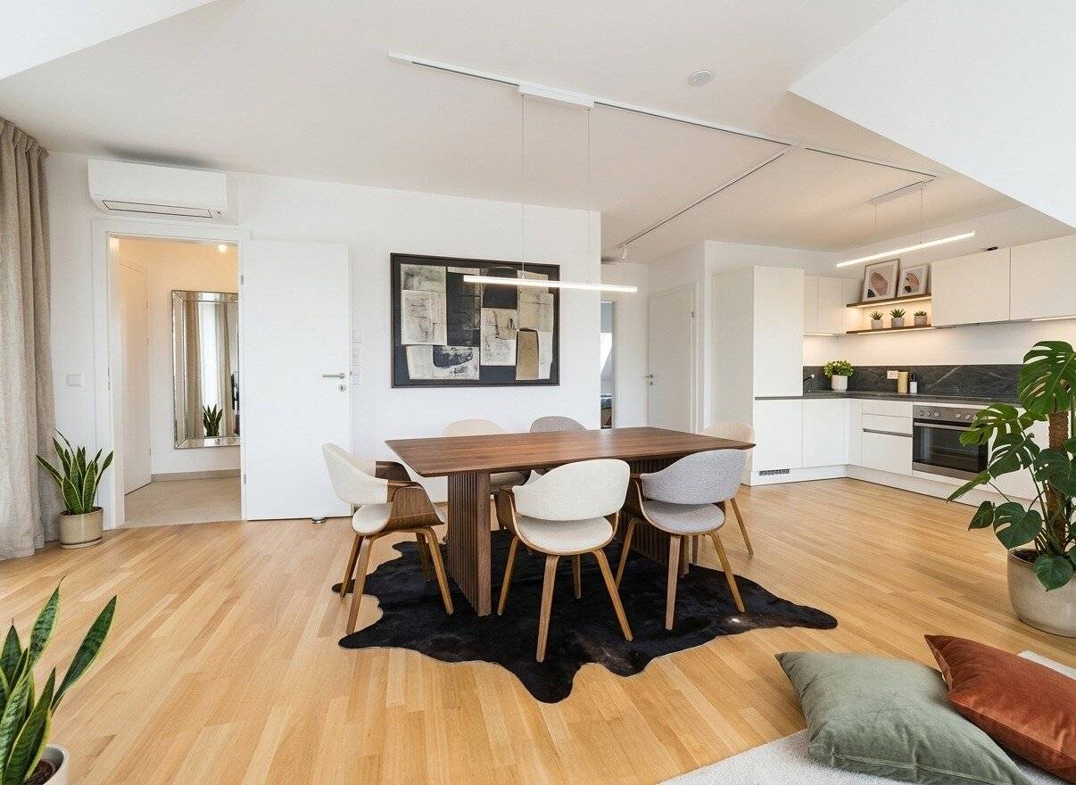 Moderne 2 Zimmer DG-Wohnung mit Klimaanlage, Terrasse und hochwertiger moderner Ausstattung