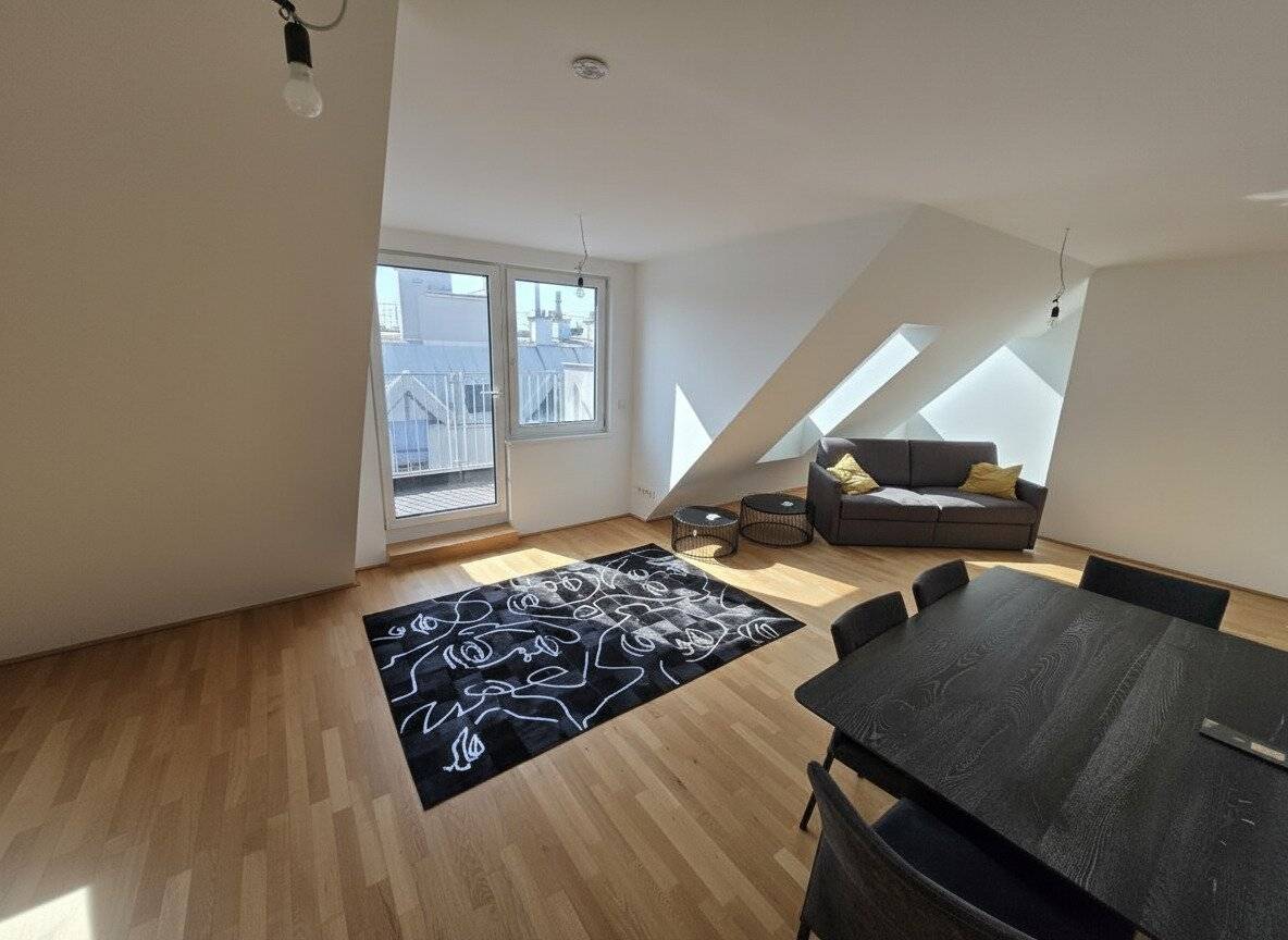 Moderne 2 Zimmer DG-Wohnung mit Klimaanlage, Terrasse und hochwertiger moderner Ausstattung