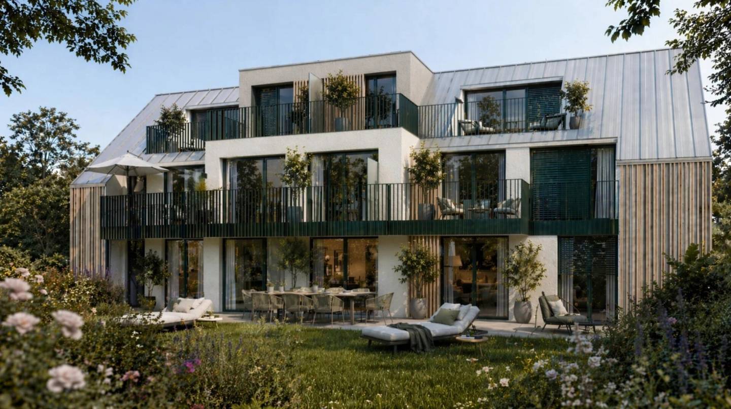 blackmeetsgreen - Natur. Holz. Zuhause. Architektur mit Charakter. ERSTBEZUG Gartenwohnung