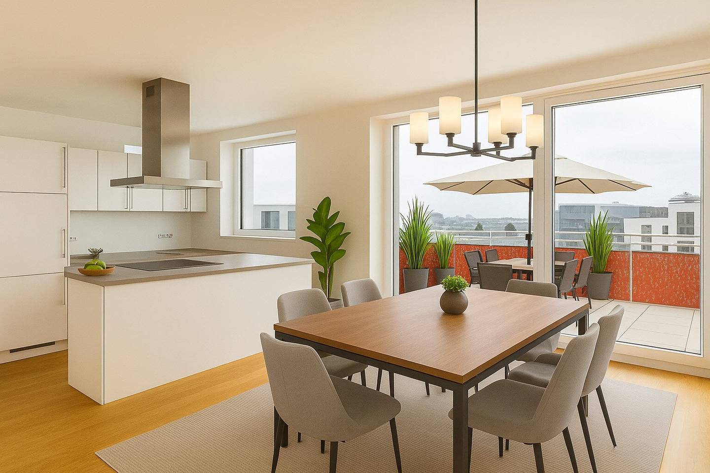 ***ERSTBEZUG - LUXUS PENTHOUSE / 4 ZIMMER, 4 TERRASSEN & TIEFGARAGE***