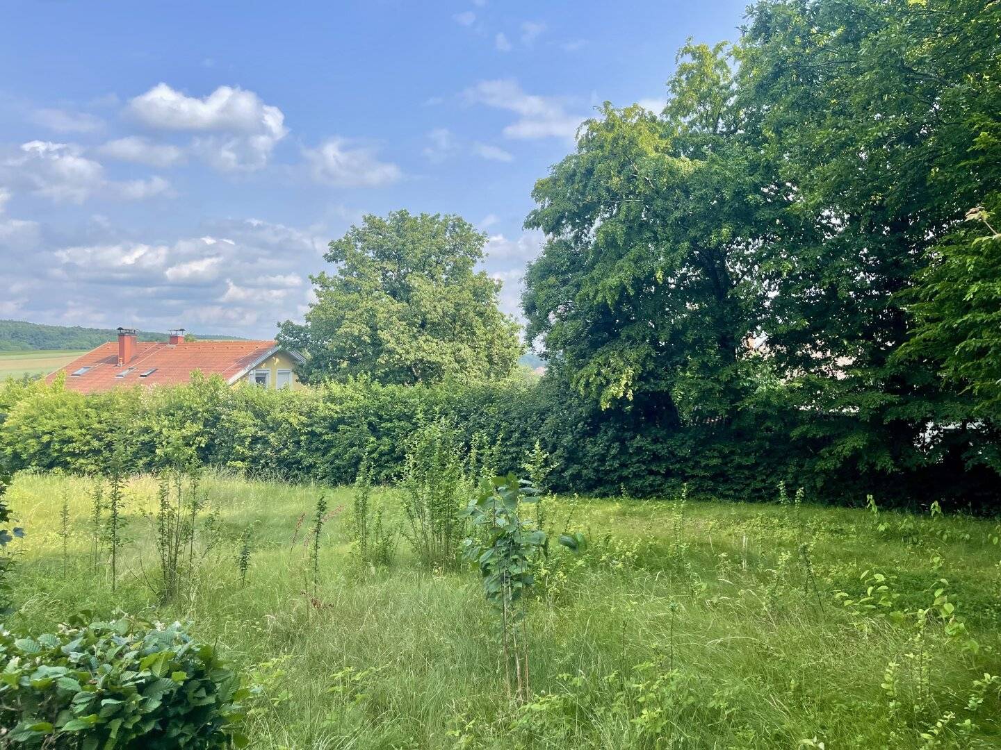 BAUGRUNDSTÜCK MIT SONNIGEM FERNBLICK