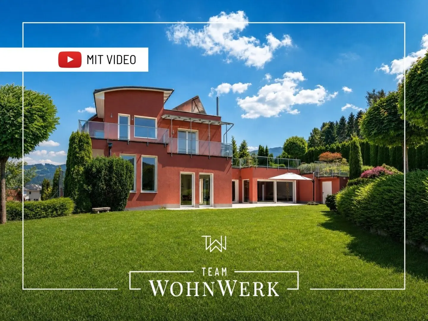 Architektenvilla mit Hallenbad & Bergpanorama | Wohntraum über dem Murtal