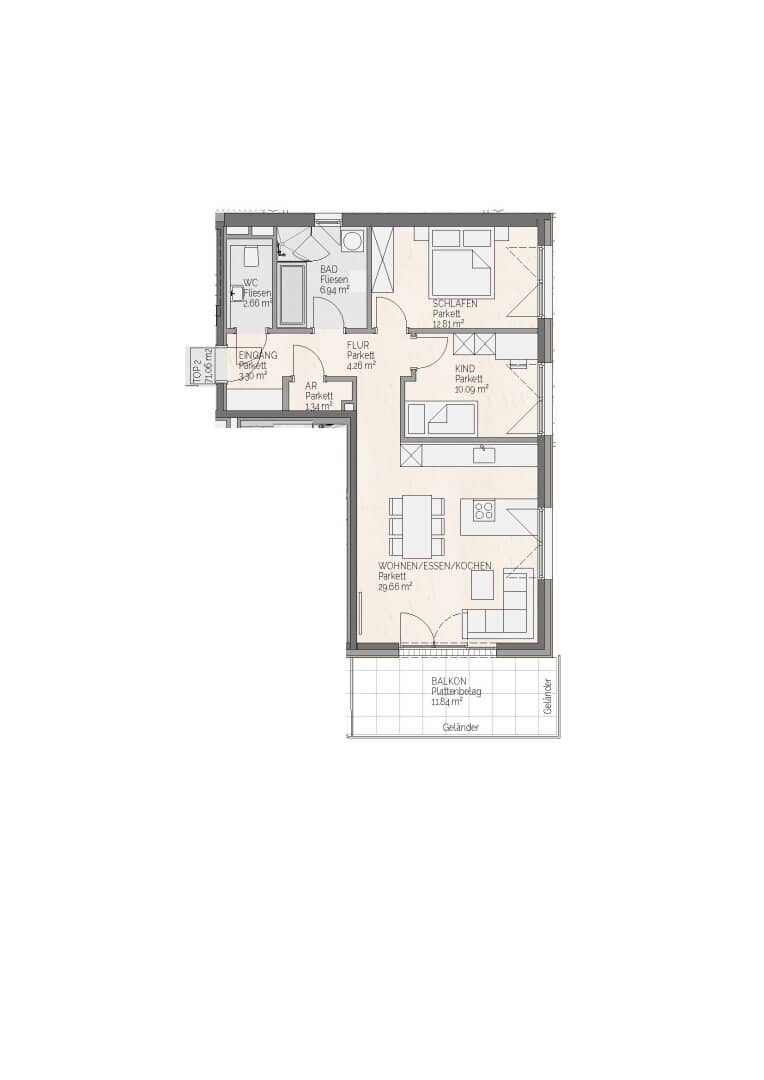 Attraktive Anlegerwohnung in Gmunden – Zweitwohnsitz-Option inklusive