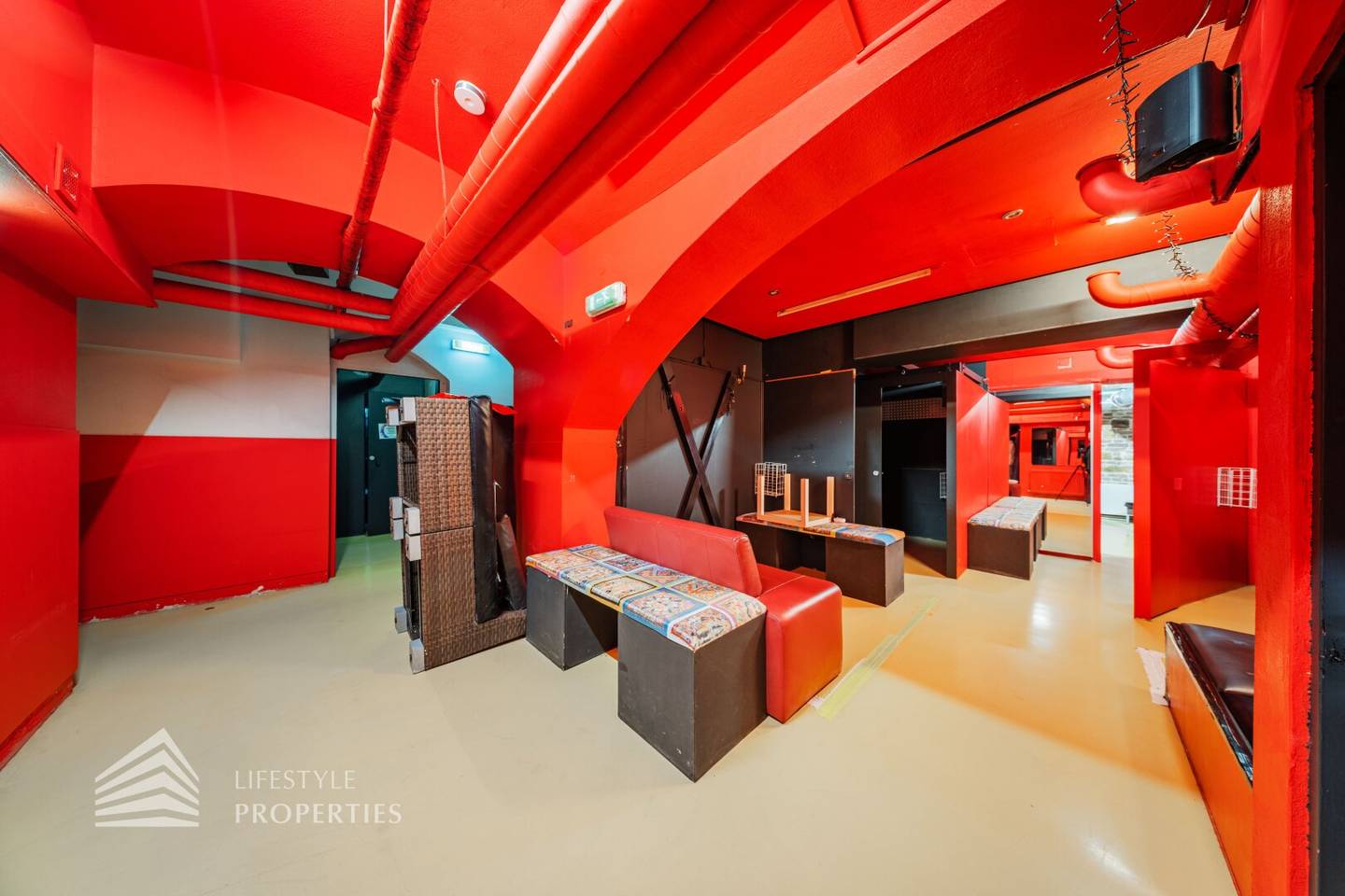 Inviting fitness center with sauna in top location,