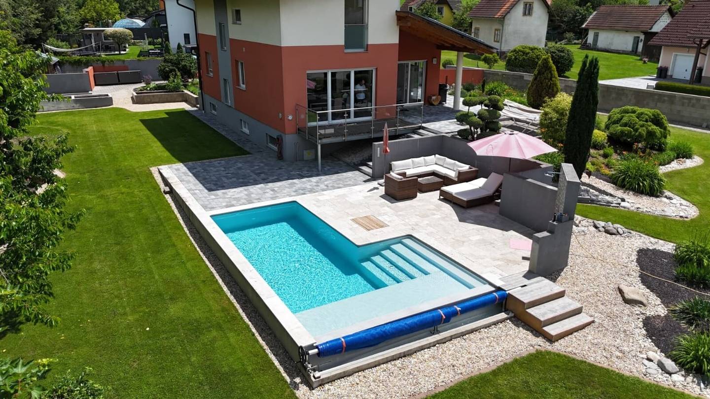 Exklusives Einfamilienhaus mit traumhafter Gartenoase am Gleinbach: moderner Wohnkomfort und pure Lebensqualität!