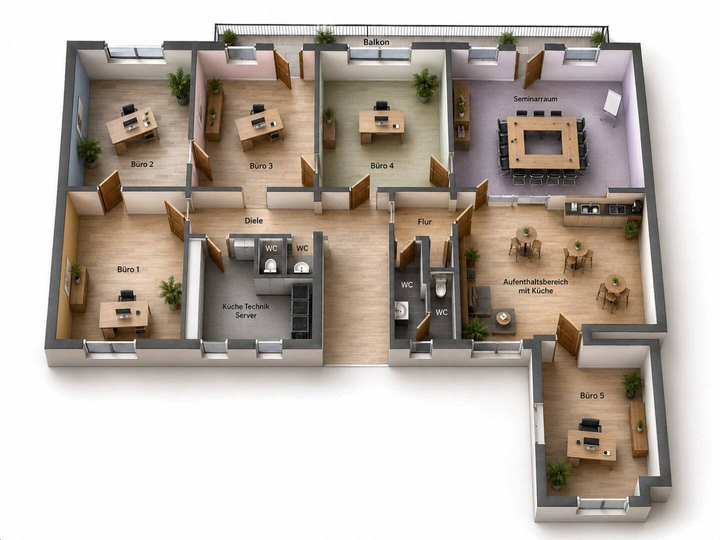 Flexible Büros am Hauptplatz Knittelfeld – All inclusive ab € 350,-