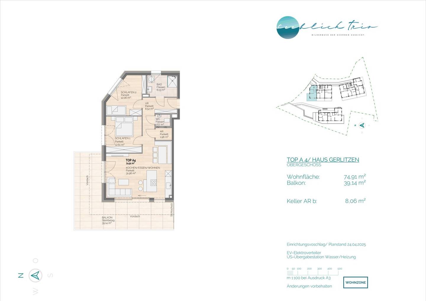 Liebe auf den ersten (See-)Blick · 3 Zimmerwohnung · In bau