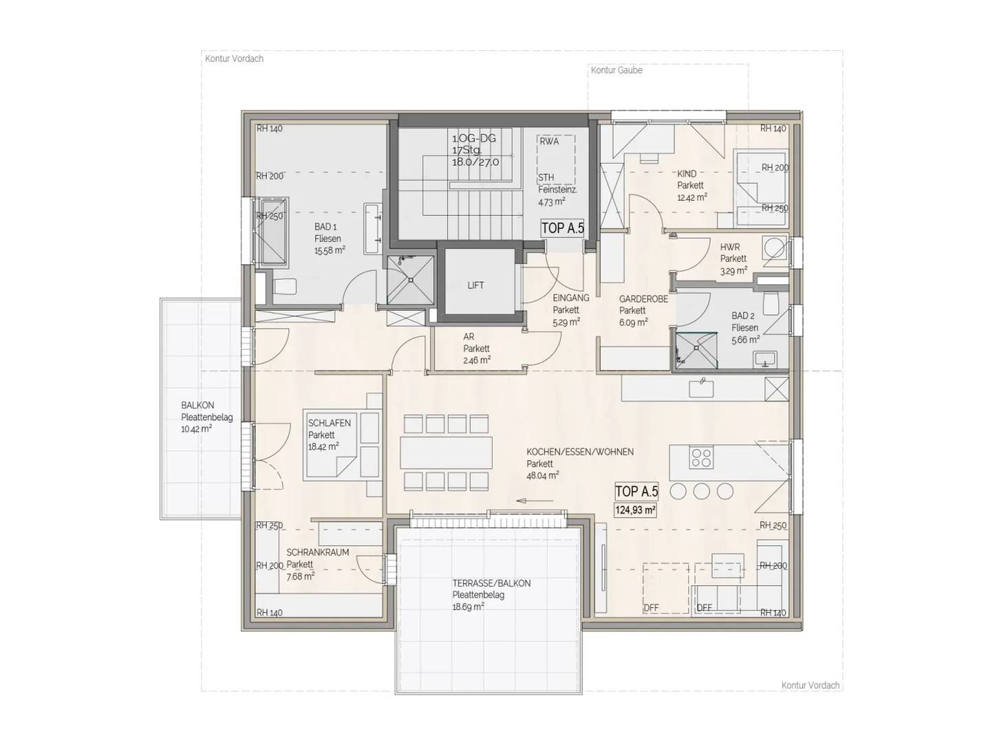 Traumhafte Penthousewohnung mit Attersee-Blick: Erstbezug mit Balkon und Terrasse!