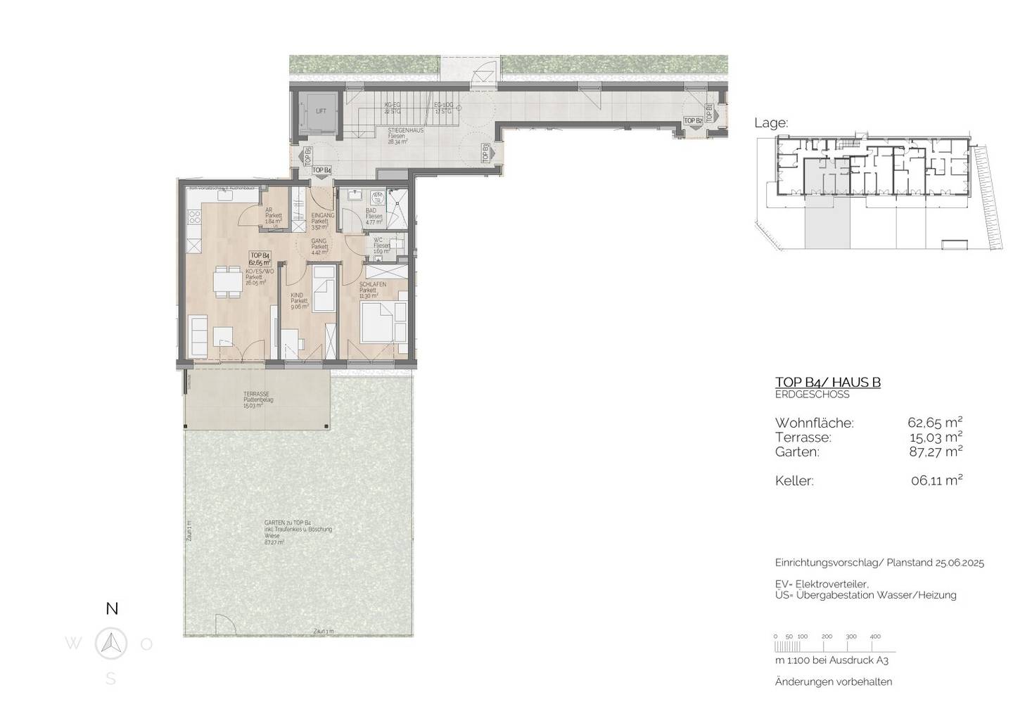 Moderne Erdgeschosswohnung mit Garten in St. Lorenz – Ihr neues Zuhause!