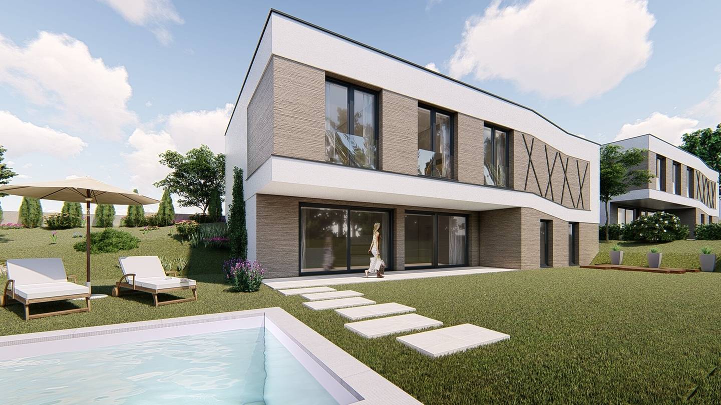 Neubauprojekt Select5 - Luxuriöse Reihenhäuser mit Panoramablick über Linz