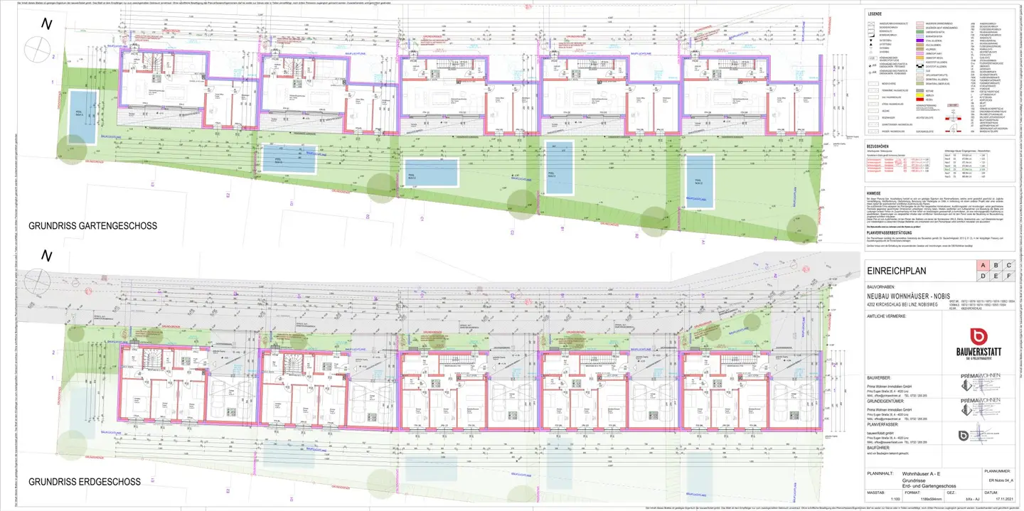 Top D: Neubauprojekt Select5 - Luxuriöse, schlüsselfertige Reihenhäuser mit Panoramablick über Linz