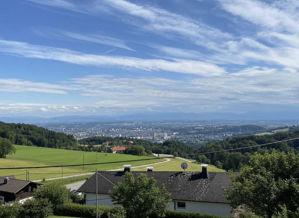 Traumhafte Erstbezugswohnung mit Garten, Pool und Fernblick in Lichtenberg!